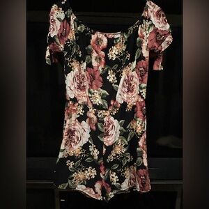 Vibe Sportswear Floral Dress romper